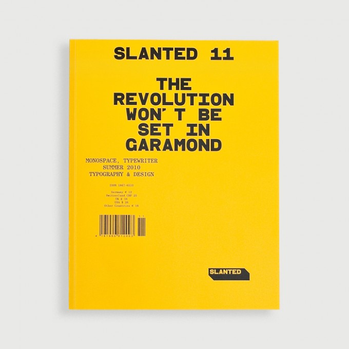 Slanted Magazin #11 – Monospace, Typewriter Slanted Magazin #11 – Monospace, Typewriter