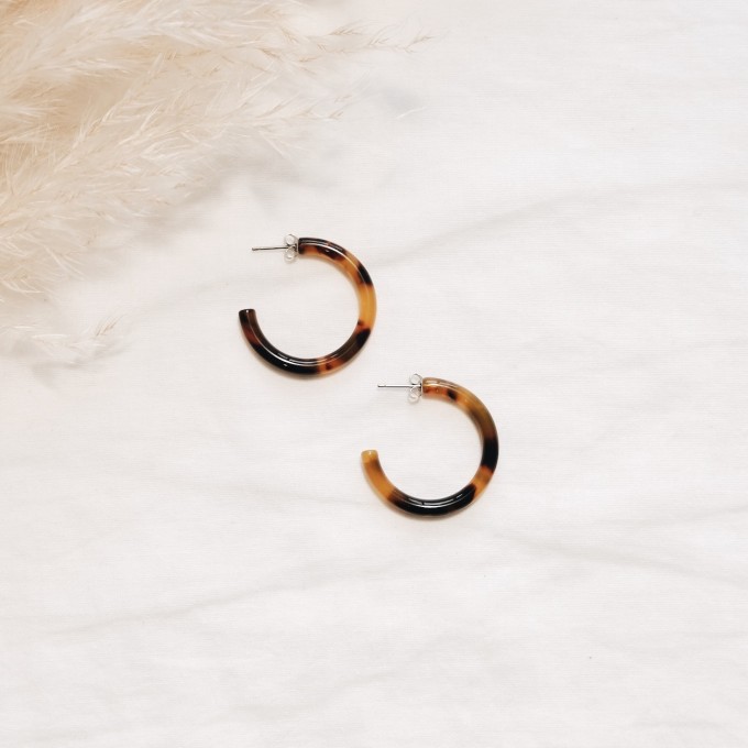 EVE+ ADIS // ACETAT HOOPS SMALL leo EVE+ ADIS // ACETAT HOOPS SMALL leo