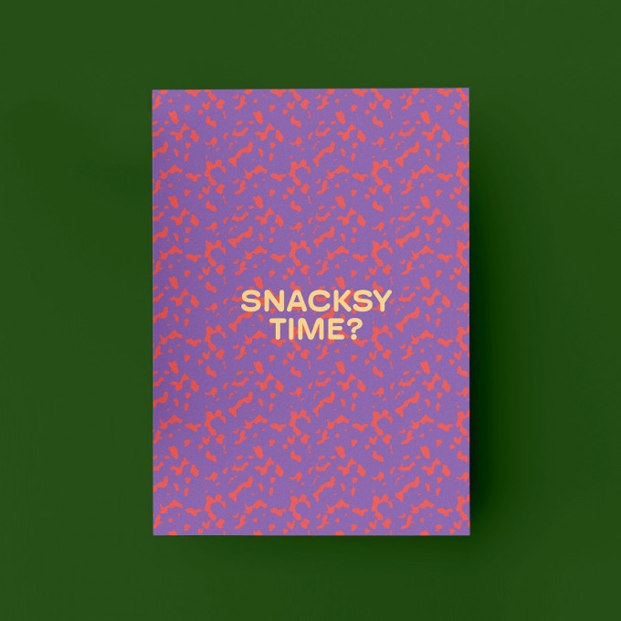 MAMF® "Snacksy Time?" Postkarte