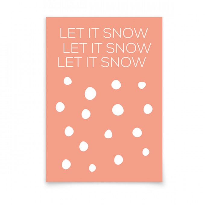 aprilplace // Let it Snow // Weihnachtskarte A6 aprilplace // Let it Snow // Weihnachtskarte A6