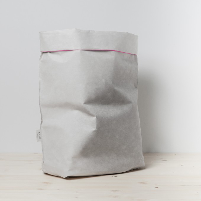 KAMI. LAUNDRY BAG GREY NEON / L KAMI. LAUNDRY BAG GREY NEON / L