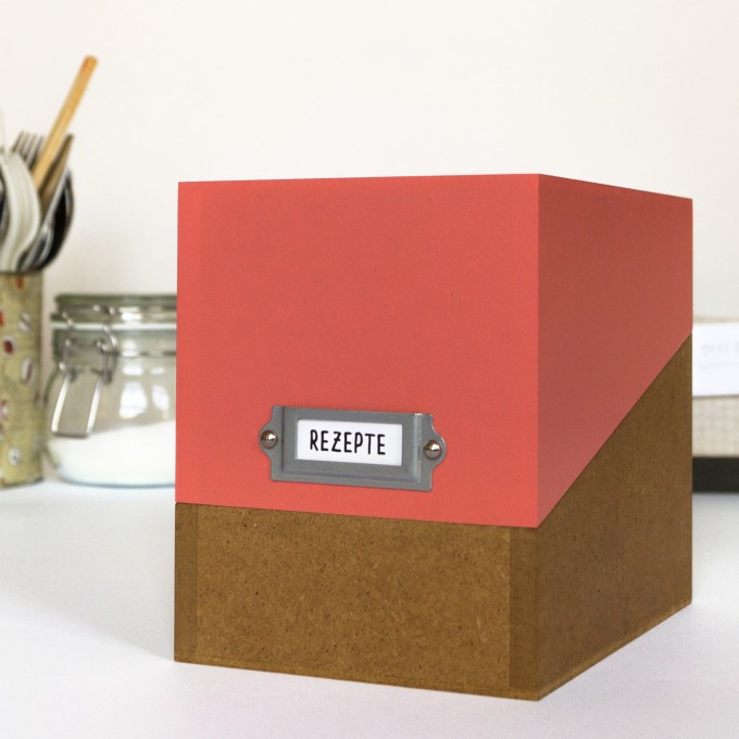 sperlingB – Rezeptbox, koralle, Karteikartenbox für Rezepte sperlingB – Rezeptbox, koralle, Karteikartenbox für Rezepte
