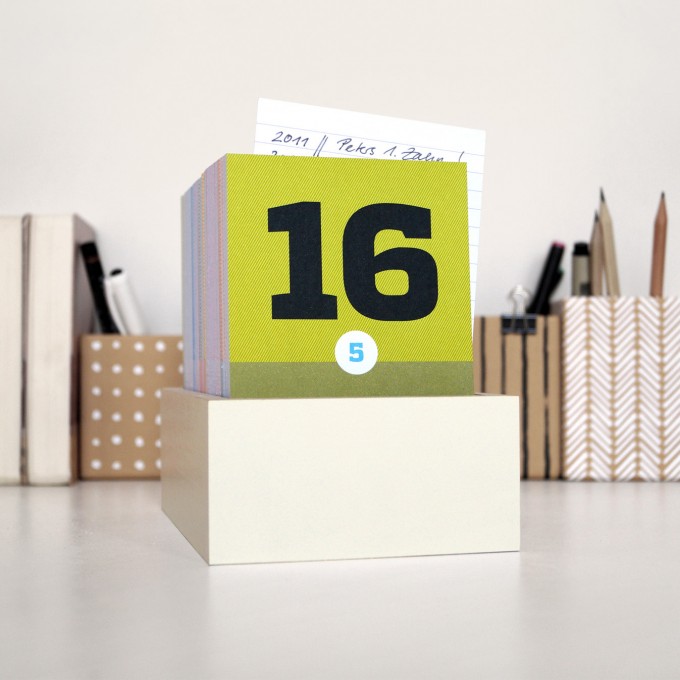 sperlingB – schönetagebox, weiß, immerwährender Kalender in der Box sperlingB – schönetagebox, weiß, immerwährender Kalender in der Box