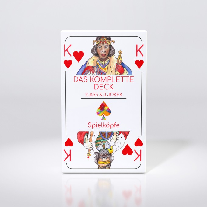Spielköpfe Spielkarten - Das komplette Deck - Das gendergerechte Kartendeck Spielköpfe Spielkarten - Das komplette Deck - Das gendergerechte Kartendeck