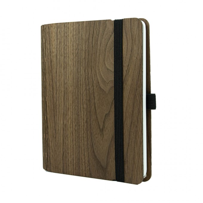 JUNGHOLZ Design Notizbuch, WoodBook, Walnuss, A6 JUNGHOLZ Design Notizbuch, WoodBook, Walnuss, A6