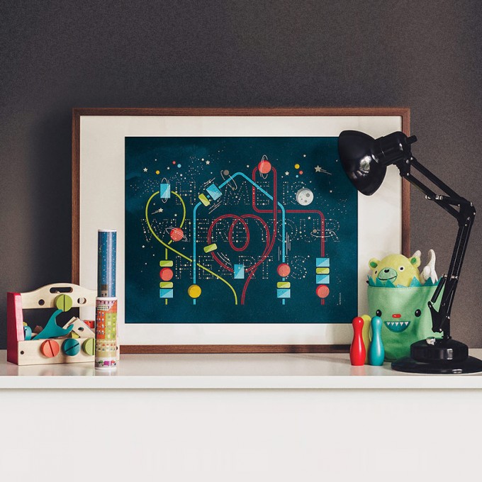 stellavie Home Is Where Your Heart Is (Glow In The Dark Print) stellavie Home Is Where Your Heart Is (Glow In The Dark Print)