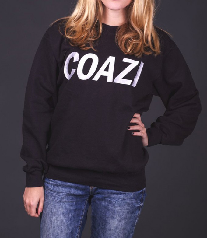 Coazi Label Sweater Black Female Coazi Label Sweater Black Female