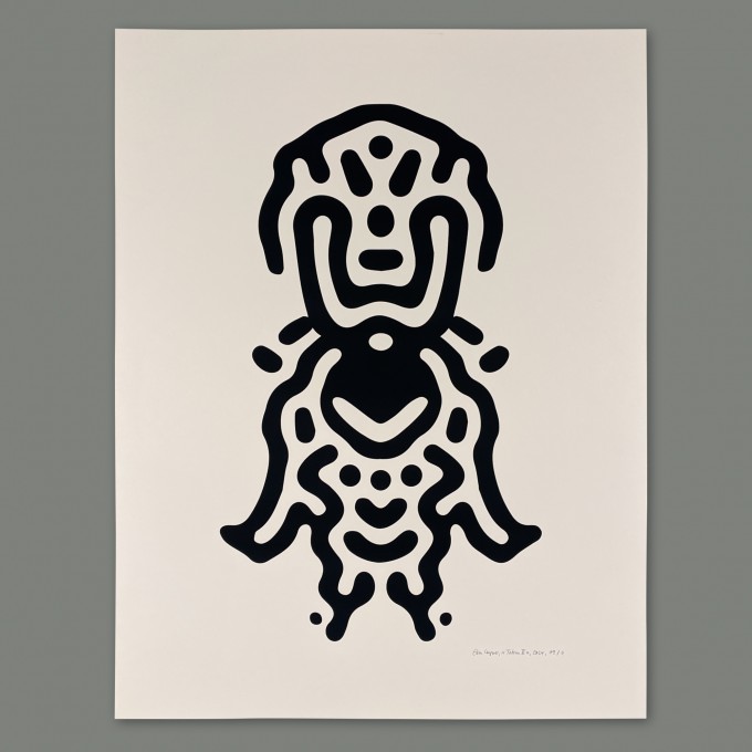 Print now - Riot later ● Totem V - Handsiebdruck Print now - Riot later ● Totem V - Handsiebdruck