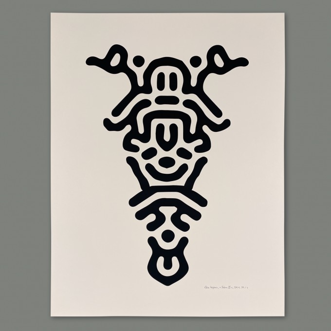 Print now - Riot later ● Totem VI - Handsiebdruck Print now - Riot later ● Totem VI - Handsiebdruck
