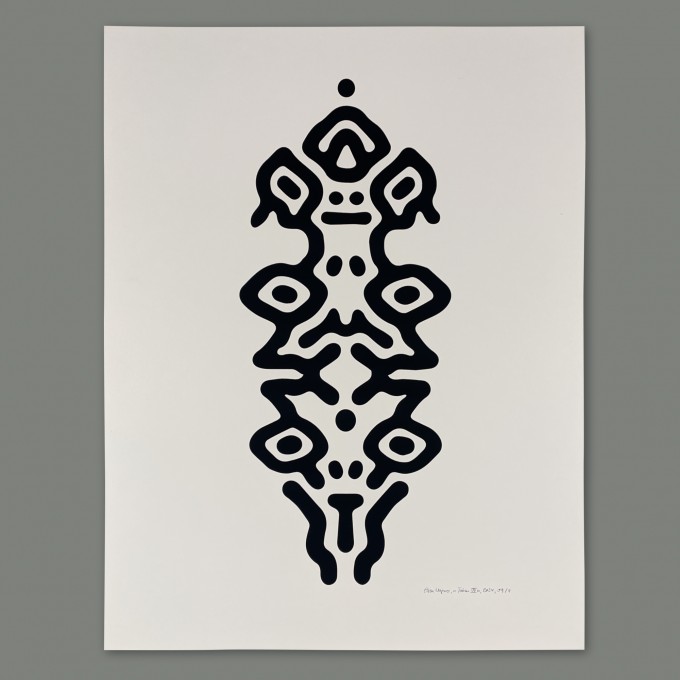 Print now - Riot later ● Totem VII - Handsiebdruck Print now - Riot later ● Totem VII - Handsiebdruck