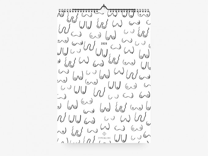 typealive / Wandkalender DIN A4 oder DIN A3 / Busenfreunde 2020 typealive / Wandkalender DIN A4 oder DIN A3 / Busenfreunde 2020