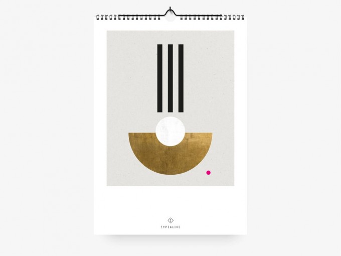 typealive / Wandkalender DIN A3 / Geometry 2020 typealive / Wandkalender DIN A3 / Geometry 2020