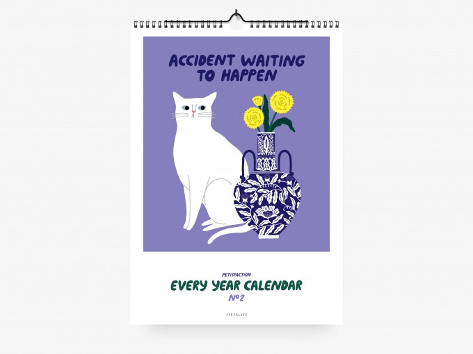 typealive / Wandkalender DIN A4 / Petisfaction "Cats" No. 2 typealive / Wandkalender DIN A4 / Petisfaction "Cats" No. 2