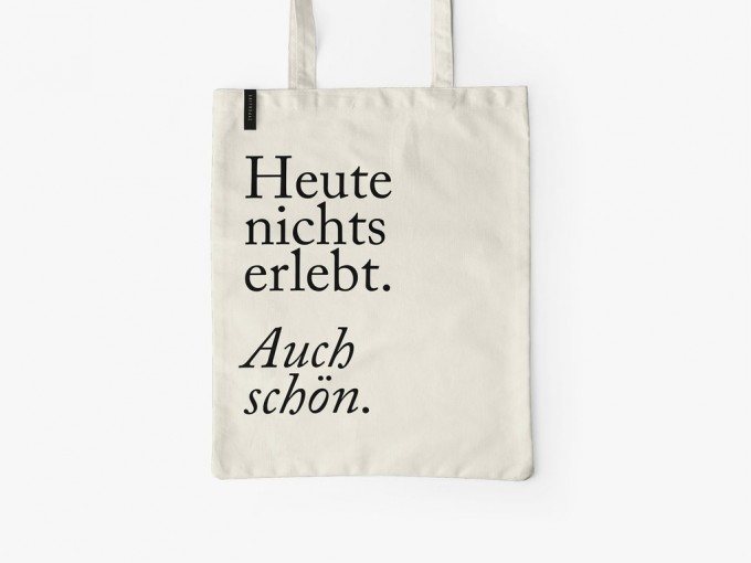 typealive / Baumwolltasche / Auch Schön typealive / Baumwolltasche / Auch Schön