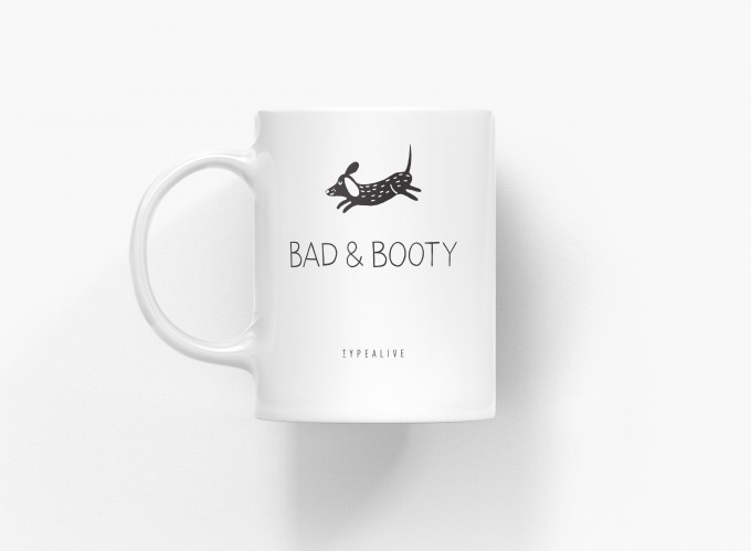 typealive / Tasse aus Keramik / Bad & Booty