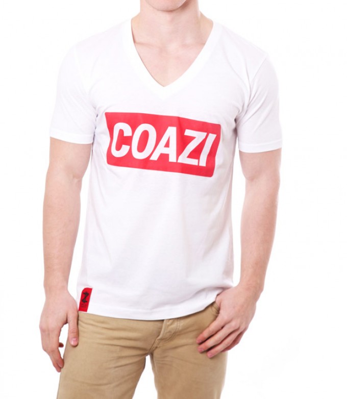 Coazi Red V-Shirt | Bio Baumwolle & Fair Trade Coazi Red V-Shirt | Bio Baumwolle & Fair Trade