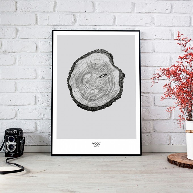 WOOD LOVE Hamburg Poster A3 (#1) WOOD LOVE Hamburg Poster A3 (#1)