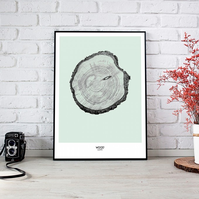 WOOD LOVE Hamburg Poster A3 (#2) WOOD LOVE Hamburg Poster A3 (#2)