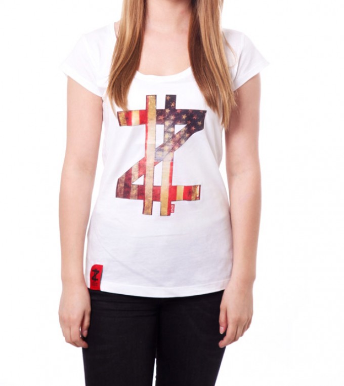 Coazi American Label Wide T-Shirt Female Coazi American Label Wide T-Shirt Female