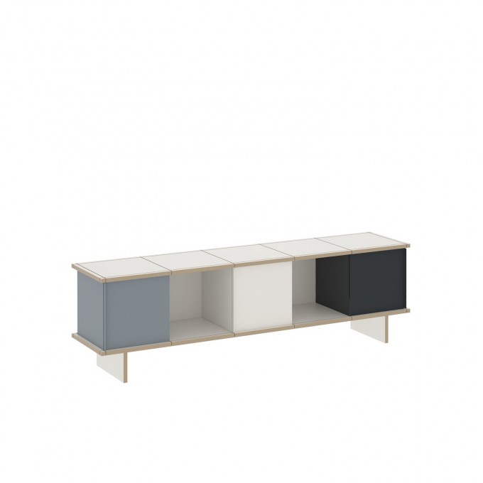 Konstantin Slawinski YU SIDEBOARD 5x1 / MDF weiß Konstantin Slawinski YU SIDEBOARD 5x1 / MDF weiß