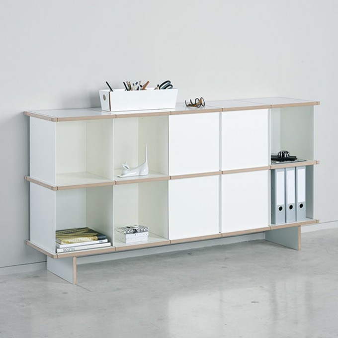 Konstantin Slawinski YU SIDEBOARD 5x2 / MDF weiß Konstantin Slawinski YU SIDEBOARD 5x2 / MDF weiß