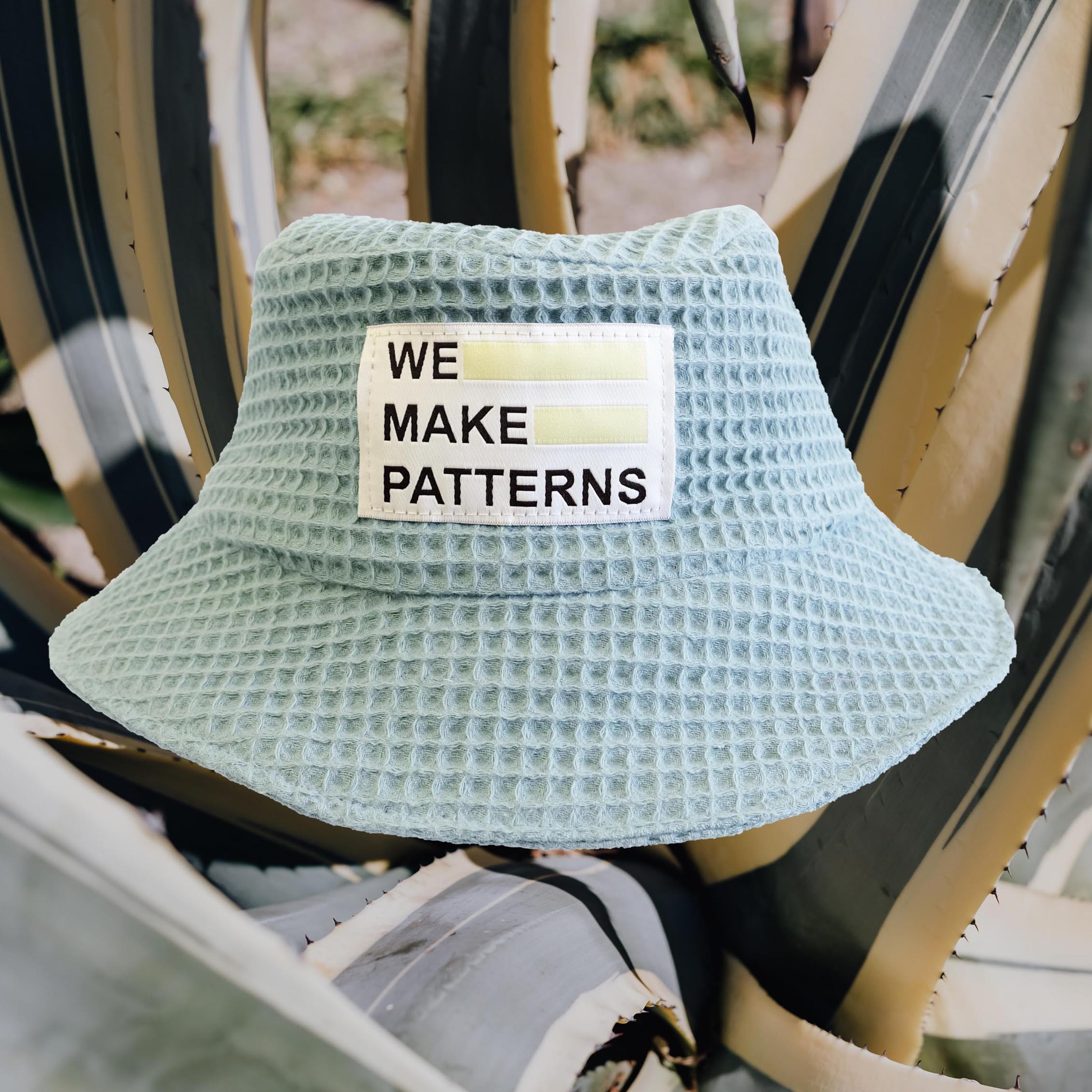 We Make Patterns Bucket Hat Mint