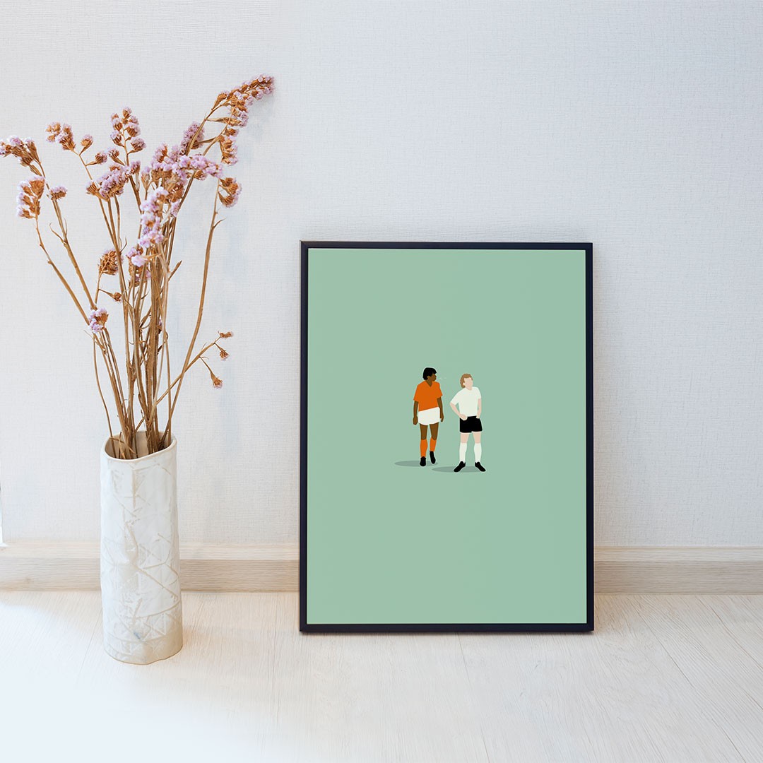 "22 I 1990" FußballPoster von HANDS OF GOD FOOTBALL