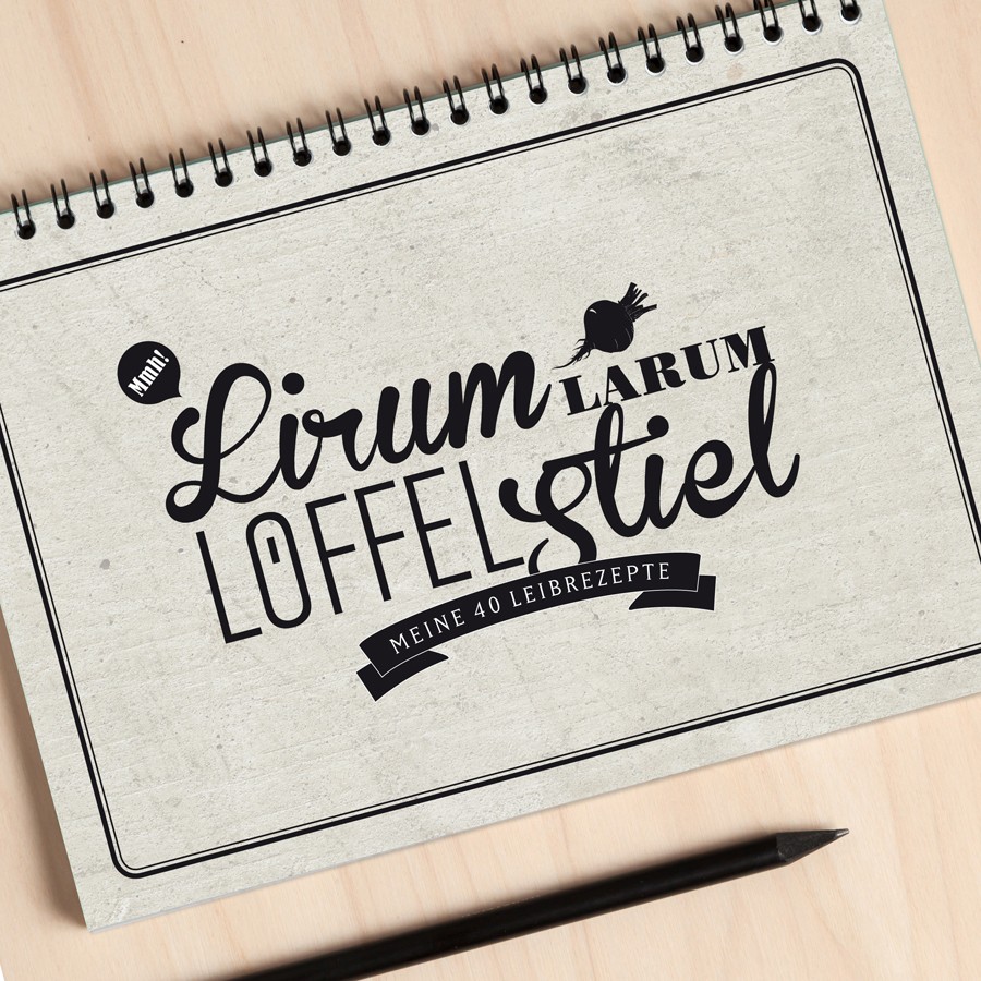 Amy & Kurt Berlin A5 Rezeptbuch &ldquo;Lirum Larum&rdquo; | selekkt.com