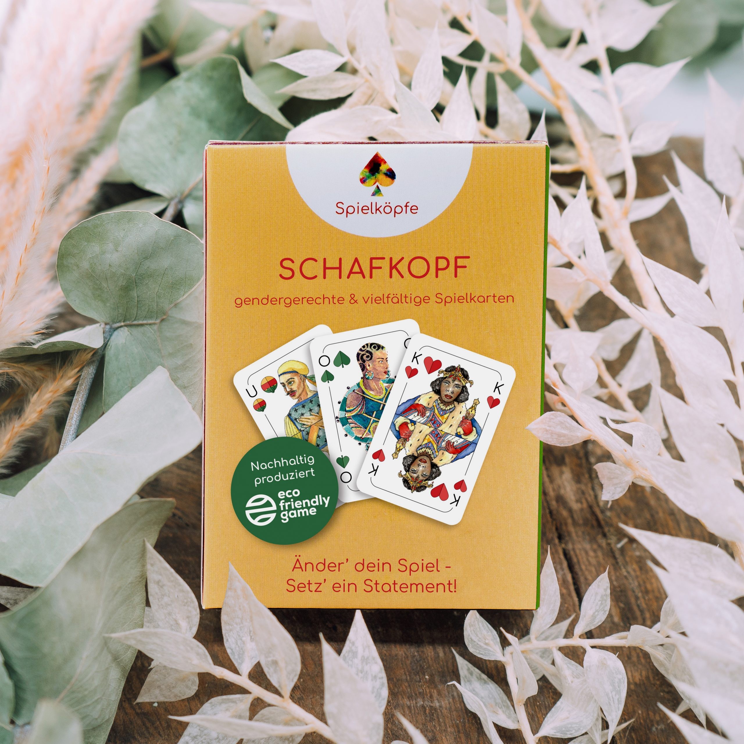 Spielköpfe Schafkopf Spielkarten Deutsches Blatt Unter Ober