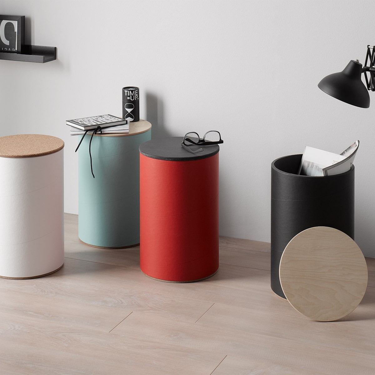 Rund Stil Tondo Hocker Mit Stauraum Selekkt Com