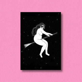 Postkarte Witchy ✿ Jenne Grassmann