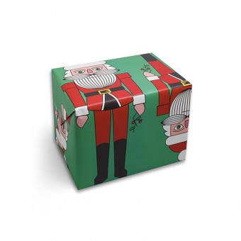 redfries wrap santacracker – 6 Bögen Geschenkpapier Weihnachten