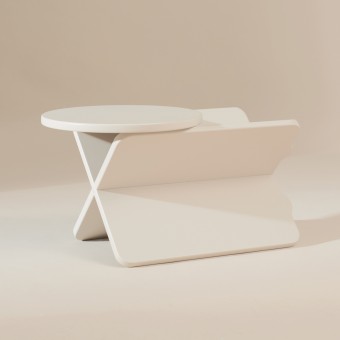 XO Hocker und Sidetable SAND von Studio Sonntag
