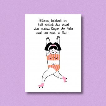Postkarte Bibbedi ✿ Jenne Grassmann