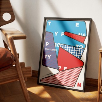 hinzkunst Plakat „Typen und Prototypen“ DIN A1
