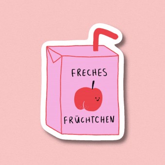 Sticker freches Früchtchen ✿ Jenne Grassmann