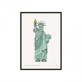 redfries miss liberty a3 – Kunstdruck DIN A3