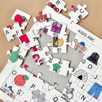 Das Puzzle Kollektiv - Puzzle "KIDS ABC" 40 Teile