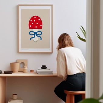 redfries fungi oracle – Kunstdruck DIN B2