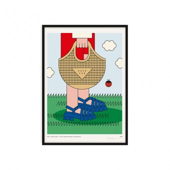 redfries material girl – Kunstdruck DIN A3