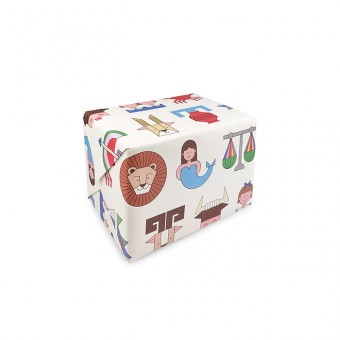 redfries wrap zodiac – 6 Bögen Geschenkpapier