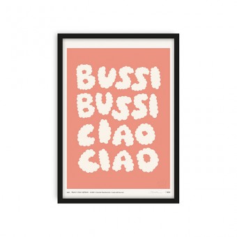 redfries bussi ciao salmon – Kunstdruck DIN A4