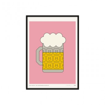 redfries mass beer – Kunstdruck DIN A3
