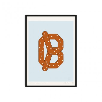 redfries pretzel – Kunstdruck DIN A3