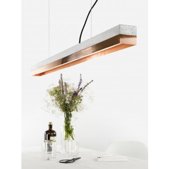 GANTlights - Beton Hängeleuchte [C1]copper Lampe Kupfer minimalistisch