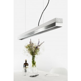 GANTlights - Beton Hängeleuchte [C1]stainless steel Lampe Edelstahl minimalistisch