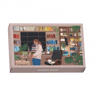 Piecely Reading Room Minipuzzle, 99 Teile