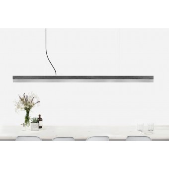 GANTlights - Beton Hängeleuchte [C3]dark/stainless steel Lampe Edelstahl minimalistisch