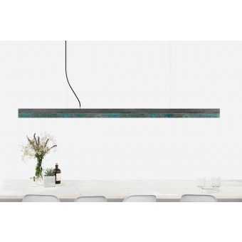 GANTlights - Beton Hängeleuchte [C3]dark/oxid Lampe Oxidiertes Kupfer minimalistisch