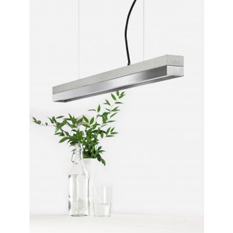 GANTlights - Beton Hängeleuchte [C2]stainless steel Lampe Edelstahl minimalistisch